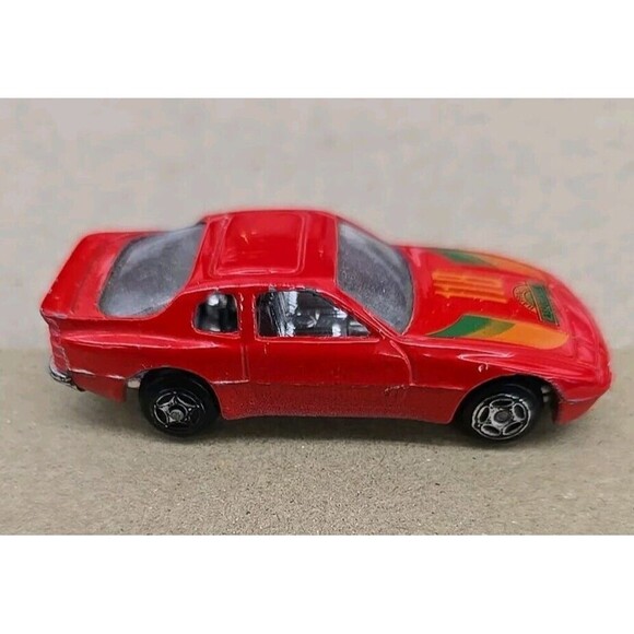 #118 Happiness Association 8804 Red Toy Car Good Condition - Picture 3 of 6